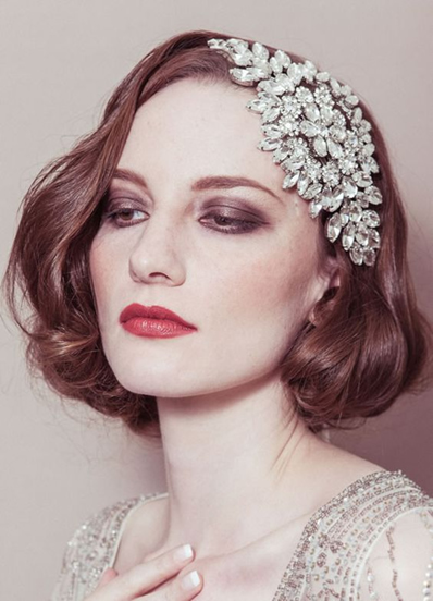 How to rock short hair on your wedding day - La Medusa